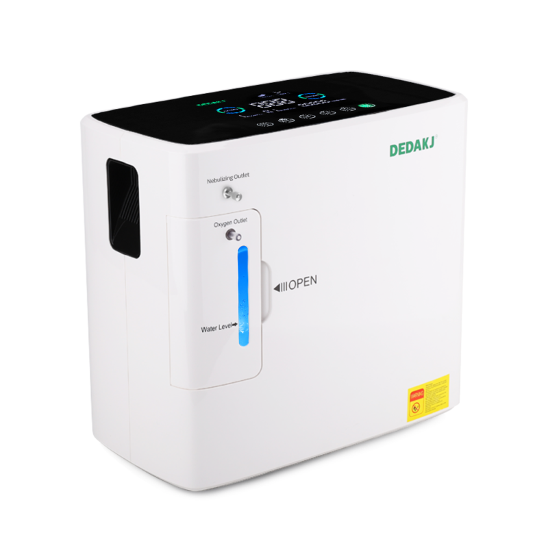 dedakj oxygen concentrator, home oxygen machine, 2 9 l/min adjustable flow, 30% 90% high purity with nebulization oxygen machine, with remote control, for home use (de 2aw)